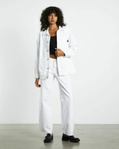 Dr. Denim Ina Denim Jacket White -Insight Shop 3 43813