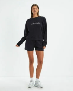 State Fleece Jumper Almost Black -Insight Shop 3 43984