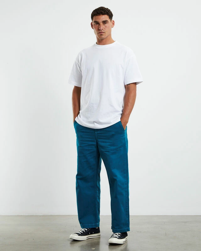 Afends Pablo Loose Pants Azure Blue 5 Afends Pablo Loose Pants Azure Blue - Image 3