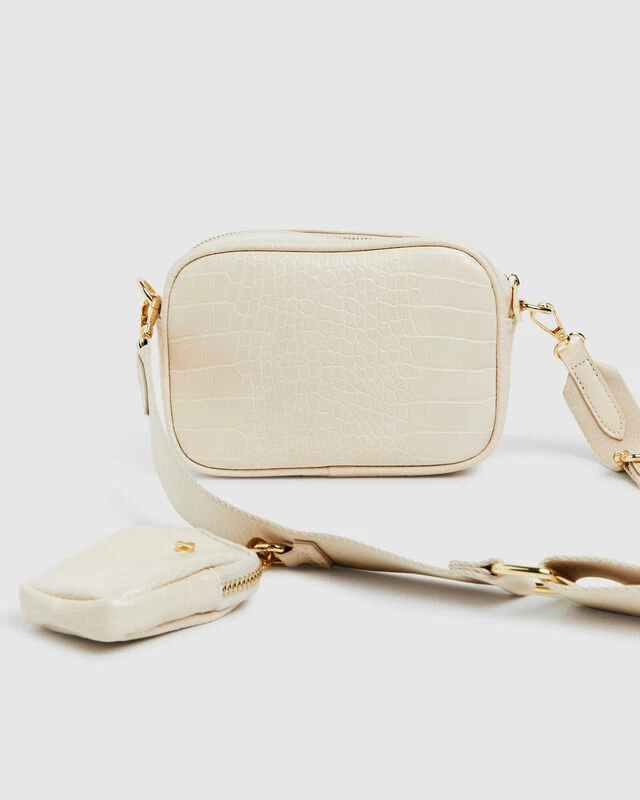 Justice Bag Croc Almond 5 Justice Bag Croc Almond - Image 3