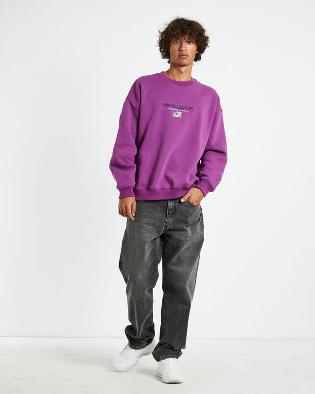 International Crew Neck Grape Purple 5 International Crew Neck Grape Purple - Image 3