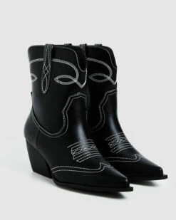 Cora Cowboy Boots Black -Insight Shop 3 46246