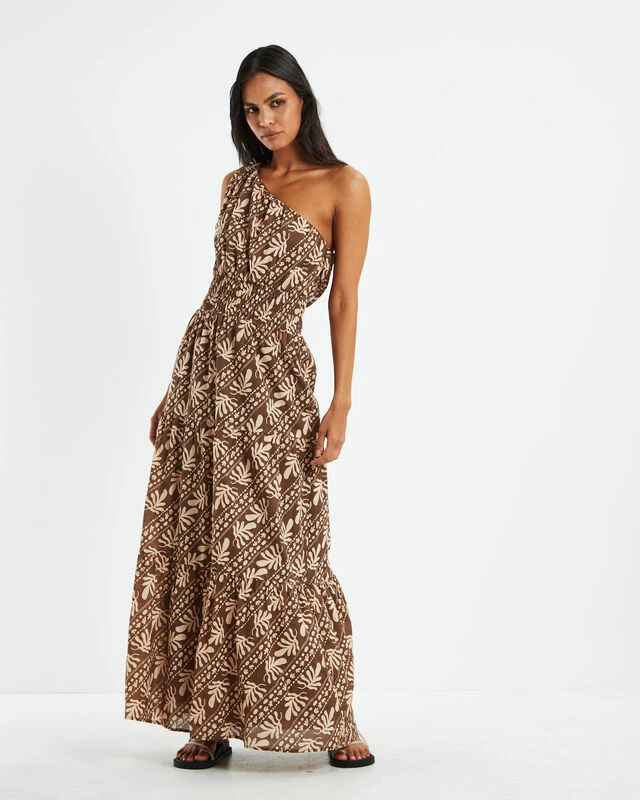 Carrie Maxi Dress Coral Assorted 5 Carrie Maxi Dress Coral Assorted - Image 3