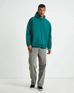 Embroidering Hoodie Pine Green -Insight Shop 3 47244