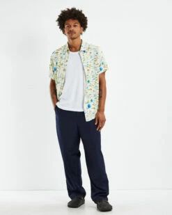 Lay Day Short Sleeve Shirt Vintage White 10 Lay Day Short Sleeve Shirt Vintage White -Insight Shop 3 47565