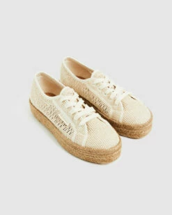 Superga 2730 Rope Organic Macrame Sneakers Beige Raw -Insight Shop 3 47588
