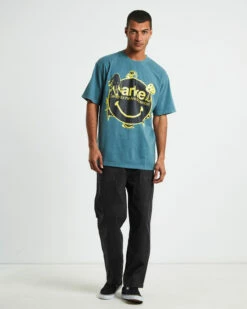 MARKET Smiley Arts & Sciences T-shirt Sage Green 10 MARKET Smiley Arts & Sciences T-shirt Sage Green -Insight Shop 3 47958