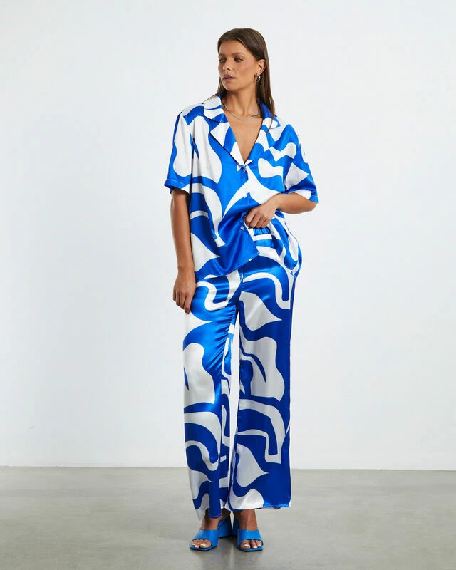 Indi Pants Blue Swirl 5 Indi Pants Blue Swirl - Image 3