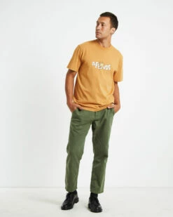 Afends Sunshine Recycled Retro Fit T-shirt Mustard -Insight Shop 3 48053