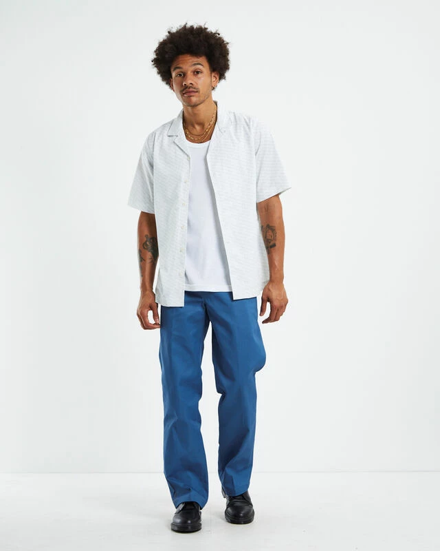 Afends Mushroom Recycled Cuban Short Sleeve Shirt White 5 Afends Mushroom Recycled Cuban Short Sleeve Shirt White - Image 3