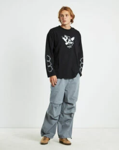 Duality Long Sleeve T-Shirt Black 10 Duality Long Sleeve T-Shirt Black -Insight Shop 3 48877