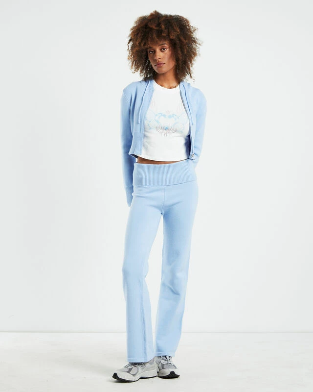 Insight Effie Low Rise Knit Pants Blue 5 Insight Effie Low Rise Knit Pants Blue - Image 3