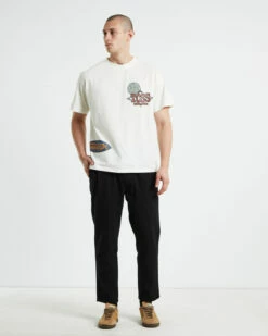 Bumper Band Short Sleeve T-Shirt Vintage White -Insight Shop 3 49132