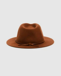 Brixton Wesley Packable Fedora Caramel Brown -Insight Shop 3 49954