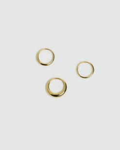 14K Gold Plated Stacking Rings Set -Insight Shop 3 50127
