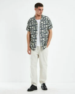 Bueno Short Sleeve Shirt Sand 10 Bueno Short Sleeve Shirt Sand -Insight Shop 3 50497