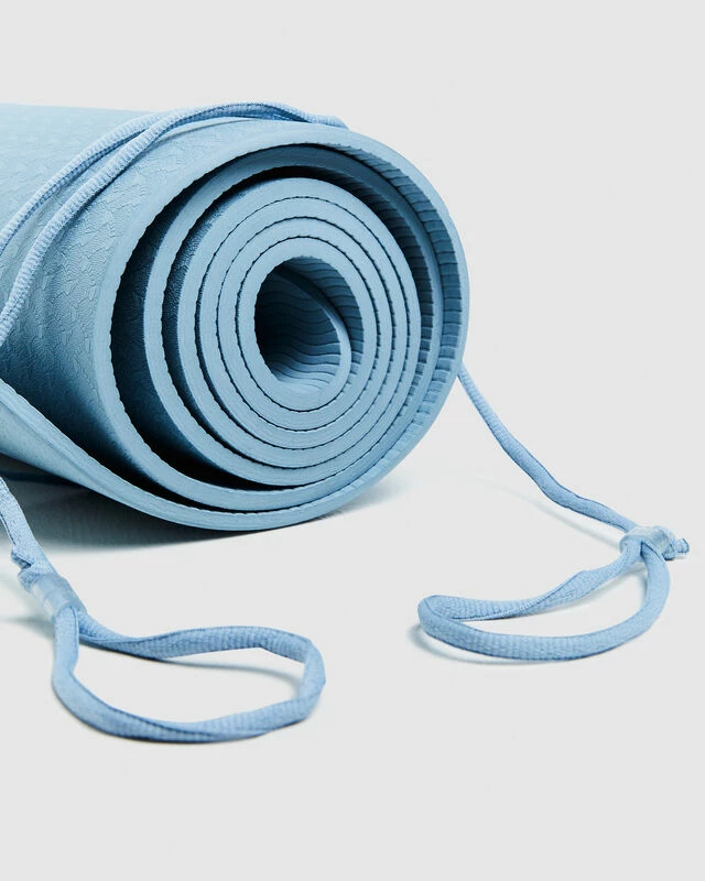 Yoga Mat With Strap Blue 5 Yoga Mat With Strap Blue - Image 3