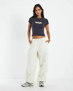 Insight Lennon Longline Baby Tee Slate Grey -Insight Shop 3 52213