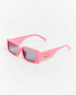 Le Specs The Impeccable Solid Sunglasses Bubblegum Pink/Smoke Mono -Insight Shop 3 52470