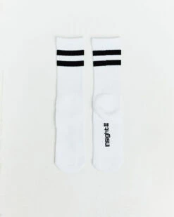 Insight Core Stripe Crew Socks 2 Pack White/Black 8 Insight Core Stripe Crew Socks 2 Pack White/Black -Insight Shop 3 52535