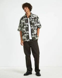 Afends Jungle Hemp Short Sleeve T-Shirt Earth Camo -Insight Shop 3 54713