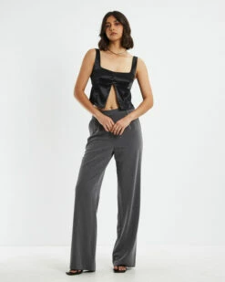 Stella Silky Corset Top Black 10 Stella Silky Corset Top Black -Insight Shop 3 56878