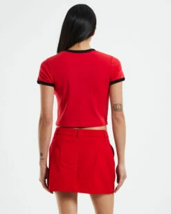 Basic Oval Logo T-Shirt Ringer Red 10 Basic Oval Logo T-Shirt Ringer Red -Insight Shop 3 56985