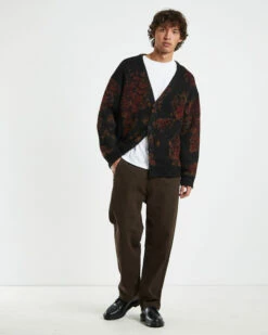 Insight Luna Jacquard Knit Cardigan Black -Insight Shop 3 58439