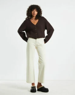 Nora Knit Cardigan Chocolate Brown 10 Nora Knit Cardigan Chocolate Brown -Insight Shop 3 59126