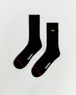 Pride Sneaker Socks 2 Pack Black/White -Insight Shop 3 59296
