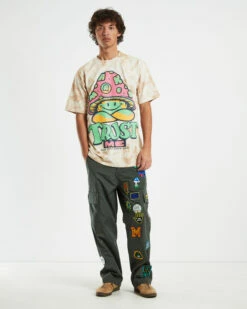 MARKET Smiley Guide T-shirt Rust Tie Dye -Insight Shop 3 59533