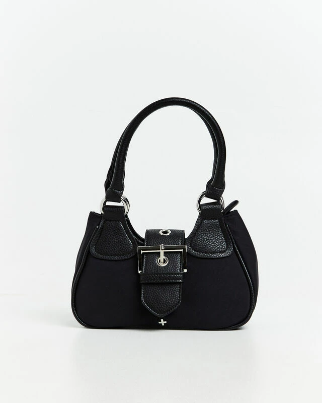 Wilde Nylon Crossbody Bag Black/Silver 5 Wilde Nylon Crossbody Bag Black/Silver - Image 3