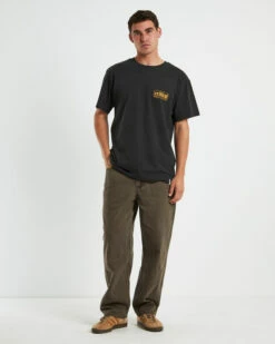 Shaker Short Sleeve T-Shirt Black 10 Shaker Short Sleeve T-Shirt Black -Insight Shop 3 59740