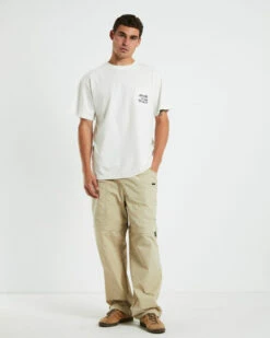 Triplet Short Sleeve T-Shirt White -Insight Shop 3 59746