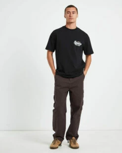 Spencer Motel Short Sleeve T-Shirt In Black -Insight Shop 3 61904