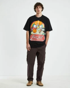 MARKET Good Day Short Sleeve T-Shirt In Vintage Black -Insight Shop 3 62081
