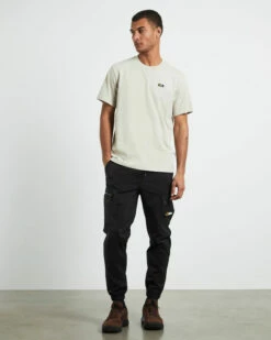 National Geographic Mantella Back Big Logo Short Sleeve T-Shirt Carbon Beige -Insight Shop 3 72532