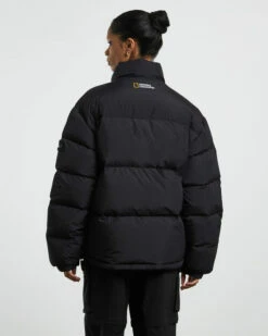 National Geographic Rayman Short Length Duck Down Jumper Carbon Black -Insight Shop 3 72544