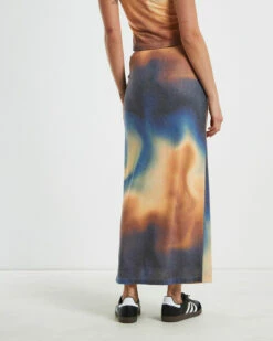 Della Printed Knit Midi Skirt In Assorted -Insight Shop 3 73190