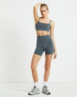Sports Strappy Vrop Top In Charcoal Grey 10 Sports Strappy Vrop Top In Charcoal Grey -Insight Shop 3 74229