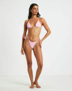 Halter Bikini Top In Baby Pink -Insight Shop 3 74847