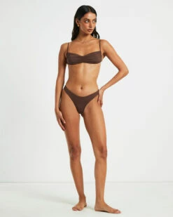Cheeky Bikini Bottoms In Coffee Brown -Insight Shop 3 74929