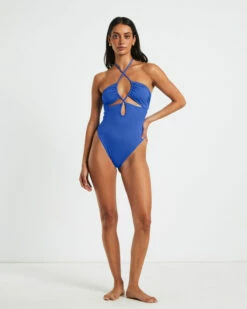Bandeau One Piece In Cobalt Blue -Insight Shop 3 74978