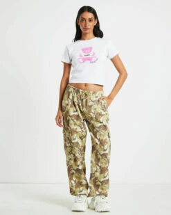 Teddy Bear Baby Tee In White -Insight Shop 3 76116