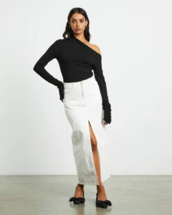 Nyah Longsleeve Bodysuit In Black -Insight Shop 3 76292