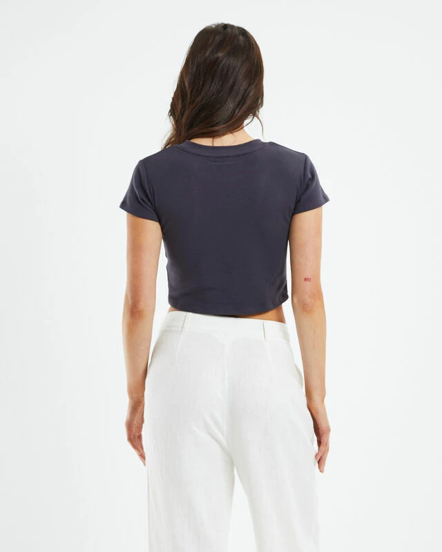 Region Baby Tee Charcoal 5 Region Baby Tee Charcoal - Image 3