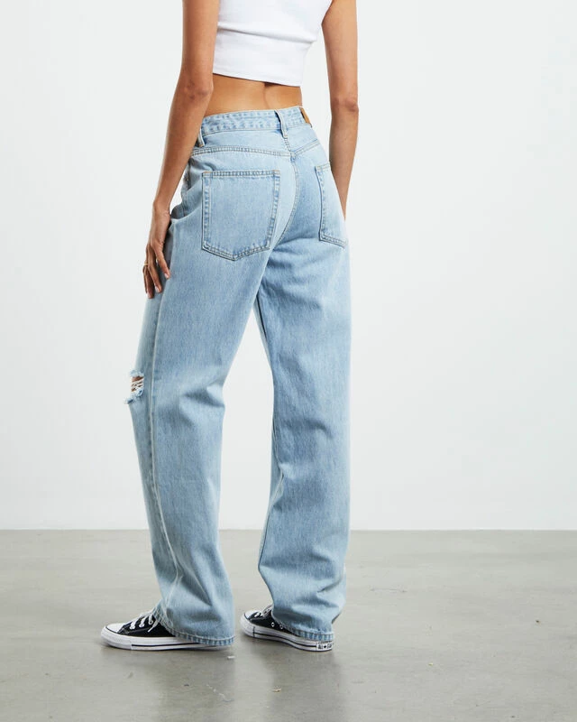 Insight Bobby Baggy Dad Decon Jeans Maui Blue 5 Insight Bobby Baggy Dad Decon Jeans Maui Blue - Image 3