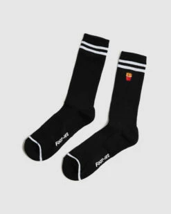 Fast Food Socks 2 Pack White/Black 7 Fast Food Socks 2 Pack White/Black -Insight Shop 3 9939