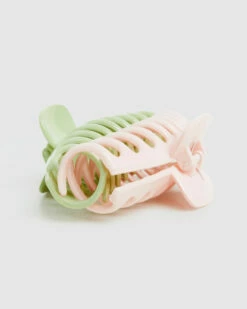 Clueless Claw Hair Clips 2 Pack Pop Green/Pink -Insight Shop 4 11268