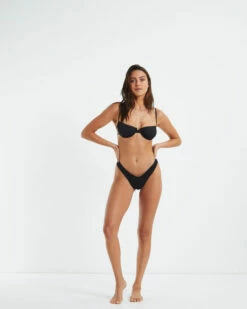 Strappy Underwire Bikini Top Black -Insight Shop 4 1475